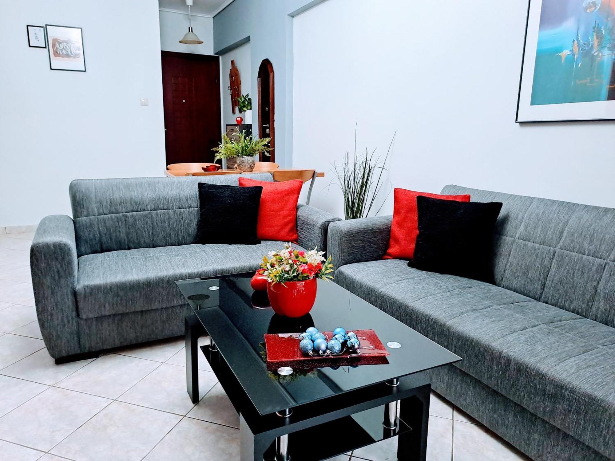 Bright Apartment In Nea Palatia • Oropos Exteriér fotografie