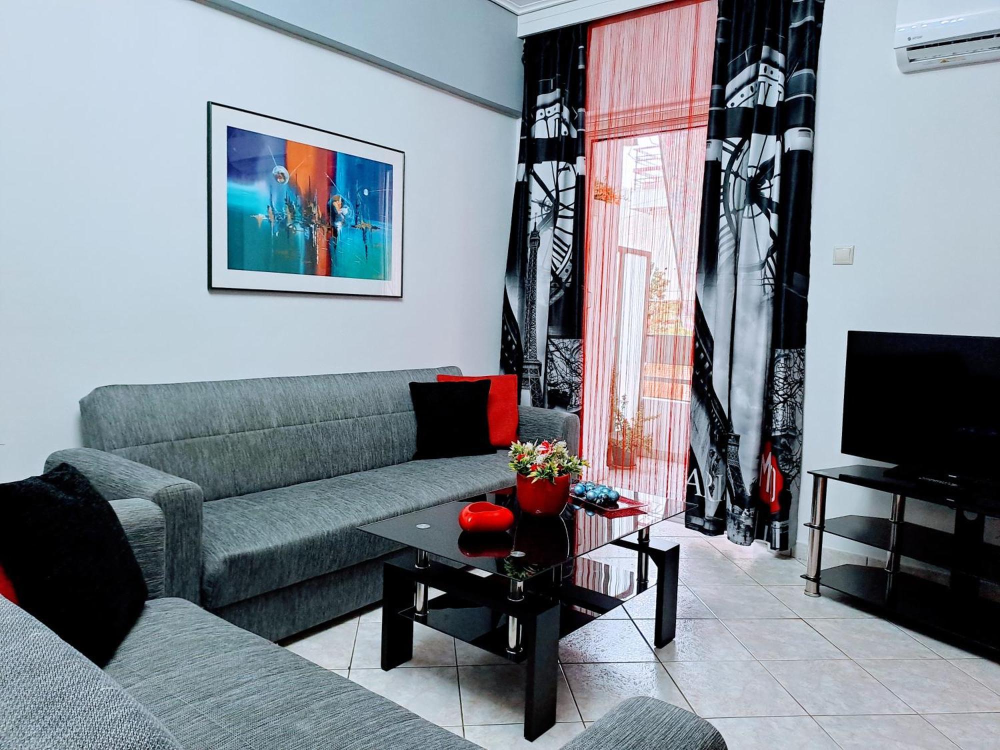 Bright Apartment In Nea Palatia • Oropos Exteriér fotografie